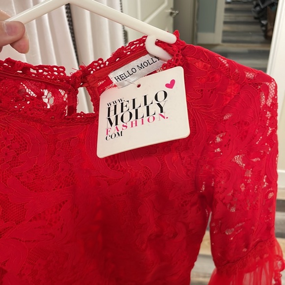 Red lace body dress✨ - Picture 5 of 6